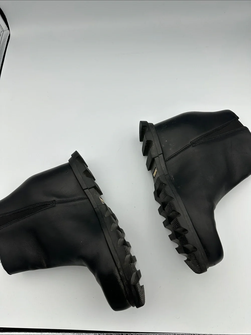 Sorel Joan of Arctic Wedge Sz8 Black Leather